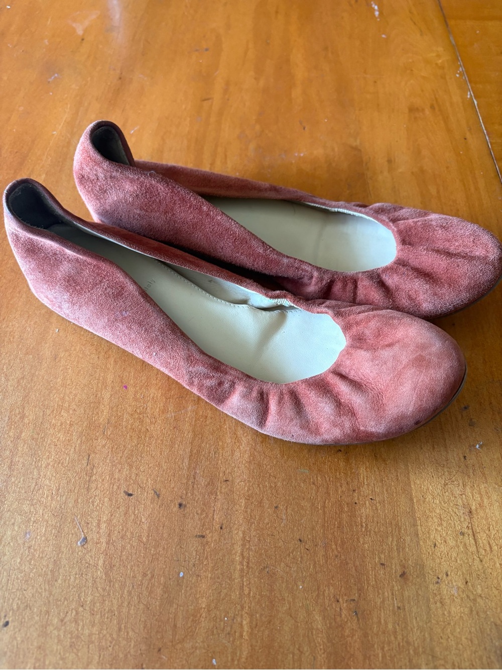 J. Crew Suede Ballet Flats
